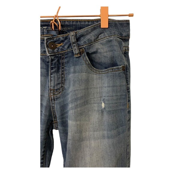Apt. 9 Boyfriend Denim Jeans Distressed Modern Size 2 Inseam 26” Medium Wash - Picture 3 of 11